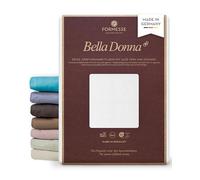 Bella Donna Jersey Alto Drap-housse élégant pour sommier tapissier : lisse | FORMESSE; Couleur : blanc ; 140 x 190-160 x 220 cm, jusqu'à 45 cm ; 97 % fil de coton, 3 % élasthanne ; aloe vera et huile
