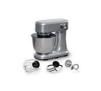 Bella Evo Robot Pâtissier 1500W 5L Bol Inox 12 Vitesses Système Planétaire Robot Cuisine Argent