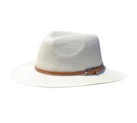 Bella Fedora Chapeau UPF 50 Femme Chapeau d'été Pliable pour Femme Anti UV M/58cm Taille Régable - Taille: M-L/58cm - Ivoire/Ivoire