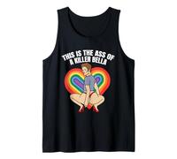 Bella Gay Pride Rainbow Heart Funny Queer CSD Party LGBTQ Débardeur