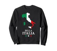 Bella Italia Carte aux Couleurs du Drapeau Sweatshirt