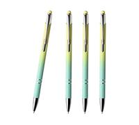 Bella Lot de 4 stylets tactiles 2 en 1, pour tablette et smartphone, pointe pour écran tactile, multicolore