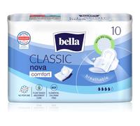 BELLA Nova Classic Comfort serviettes hygiéniques avec ailes 10 pcs