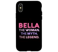 Bella The Woman The Myth Legend Name Personnalisé Femme Coque pour iPhone X/XS