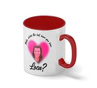Bella Twilight Where The Hell Have You Been Loca Blanc tasse à café avec Red Rim et poignée Mug
