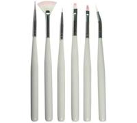 Bella Vida Pack de pinceaux à Ongles 7U, Standard, Unique