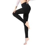 BellaAchtung Médicale Bas de Contention Femme & Homme Sans Pied Longues, 20-30mmhg Classe 2 Collant de Contention Soutien Graduel Chaussette de Compression pour Les varices, l'œdème, Le vol