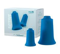 Bellabambi Faszio Kit De Ventouse (Mini Ø20 mm + Original Ø34 mm) - Active - Bleu (Intensité Moyenne), 2 Pièces