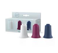 BellaBambi Ventouse Mini Kit Trio - Blanc/Violet/Bleu (Faible/Moyenne/Forte Intensité) Ø20 mm, 3 Pièces