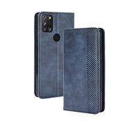 BellaCase Alcatel 3X 2020 Coque [Étui Portefeuille] [Fonction Support] [Slots pour Cartes] [Couverture à Rabat Magnétique] Compatible avec Le Smartphone Alcatel 3X 2020(Bleu)