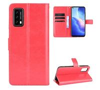BellaCase Blackview A90 Coque [Étui Portefeuille] [Fonction Support] [Slots pour Cartes] [Couverture à Rabat Magnétique] Compatible avec Le Smartphone Blackview A90(Rouge)