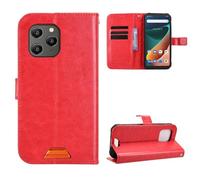 BellaCase Blackview BV5300/BV5300 Pro/BV5300 Plus Coque [Étui Portefeuille] [Fonction Support] [Slots pour Cartes] Compatible avec Le Smartphone Blackview BV5300/BV5300 Pro/BV5300 Plus(Rouge)