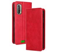 BellaCase Blackview BV7100 Coque [Étui Portefeuille] [Fonction Support] [Slots pour Cartes] [Couverture à Rabat Magnétique] Compatible avec Le Smartphone Blackview BV7100(Rouge)