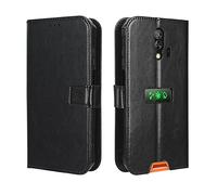 BellaCase Blackview BV7200 Coque [Étui Portefeuille] [Fonction Support] [Slots pour Cartes] [Couverture à Rabat Magnétique] Compatible avec Le Smartphone Blackview BV7200(Noir)