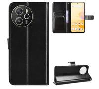 BellaCase Blackview Oscal Tiger 12 Coque [Étui Portefeuille] [Fonction Support] [Slots pour Cartes] [Couverture à Rabat Magnétique] Compatible avec Le Smartphone Blackview Oscal Tiger 12(Noir)