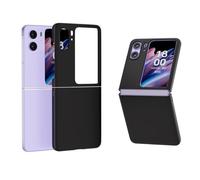 BellaCase Coque Oppo Find N2 Flip, PC Rigide Léger, Coque Anti-Rayures Oppo Find N2 Flip, Coque Élégante pour Oppo Find N2 Flip, Noir