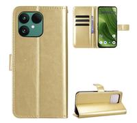 BellaCase Fairphone 6 Coque [Étui Portefeuille] [Fonction Support] [Slots pour Cartes] [Couverture à Rabat Magnétique] Compatible avec Le Smartphone Fairphone 6(d'or)