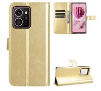 BellaCase HMD Skyline Coque [Étui Portefeuille] [Fonction Support] [Slots pour Cartes] [Couverture à Rabat Magnétique] Compatible avec Le Smartphone HMD Skyline(d'or)