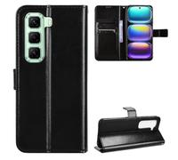 BellaCase Infinix Hot 50 4G Coque [Étui Portefeuille] [Fonction Support] [Slots pour Cartes] [Couverture à Rabat Magnétique] Compatible avec Le Smartphone Infinix Hot 50 4G(Noir)