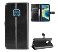 BellaCase Nokia XR20 Coque [Étui Portefeuille] [Fonction Support] [Slots pour Cartes] [Couverture à Rabat Magnétique] Compatible avec Le Smartphone Nokia XR20(Noir)