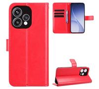 BellaCase Oppo Reno15 5G/15C 5G Coque [Étui Portefeuille] [Fonction Support] [Slots pour Cartes] [Couverture à Rabat Magnétique] Compatible avec Le Smartphone Oppo Reno15 5G/15C 5G(Rouge)
