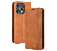 BellaCase Oppo Reno15 5G/15C 5G Coque [Étui Portefeuille] [Fonction Support] [Slots pour Cartes] [Couverture à Rabat Magnétique] Compatible avec Le Smartphone Oppo Reno15 5G/15C 5G(Marron)