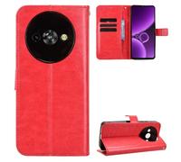 BellaCase Oukitel C59/C59 Pro Coque [Étui Portefeuille] [Fonction Support] [Slots pour Cartes] [Couverture à Rabat Magnétique] Compatible avec Le Smartphone Oukitel C59/C59 Pro(Rouge)