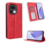 BellaCase Realme 16 Pro Plus 5G Coque [Étui Portefeuille] [Fonction Support] [Slots pour Cartes] [Couverture à Rabat Magnétique] Compatible avec Le Smartphone Realme 16 Pro Plus 5G(Rouge)