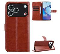 BellaCase ZTE Blade V80 Design/V80 Vita/Nubia V80 Design Coque [Étui Portefeuille] [Fonction Support] [Slots pour Cartes] [Couverture à Rabat Magnétique] (Marron)