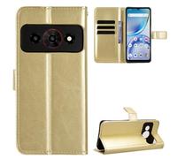 BellaCase ZTE Nubia P7 Pro 5G/Optus X Value 5G Coque [Étui Portefeuille] [Fonction Support] [Slots pour Cartes] [Couverture à Rabat Magnétique](d'or)