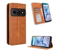 BellaCase ZTE Nubia P7 Pro 5G/Optus X Value 5G Coque [Étui Portefeuille] [Fonction Support] [Slots pour Cartes] [Couverture à Rabat Magnétique](Marron)