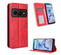 BellaCase ZTE Nubia P7 Pro 5G/Optus X Value 5G Coque [Étui Portefeuille] [Fonction Support] [Slots pour Cartes] [Couverture à Rabat Magnétique](Rouge)