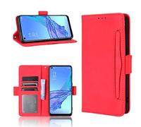 BellaCase ZTE Nubia P9 Pro 5G/Optus X Pro 2 5G Coque [Étui Portefeuille] [Fonction Support] [Slots pour Cartes] [Couverture à Rabat Magnétique](Rouge)