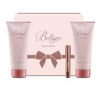 BELLAGIO | Coffret cadeau gel douche 200 ml + crème pour le corps 200 ml + parfum solide en stylo 3,2 ml, avec parfum d'agrumes