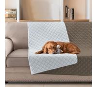 BellaHills Housse Canapé Antipoils 208x259CM, Imperméable, Multi-usages Maison/Voyage, Housse pour Animaux de Compagnie,Kaki Clair