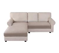 BellaHills Housse Canapé d'angle,Housse Canapé Extensible,Housse de Siège de Canapé en Forme de L,Protege Canape pour Chien Chat Enfant,Chaise Longue +Housse de Canape 2 Places,Kaki