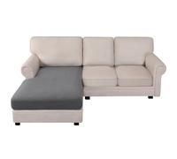 BellaHills Housse Canapé d'angle,Housse Canapé Extensible,Housse Meridienne,Protege Canape pour Chien Chat Enfant,Chaise Longue,Gris