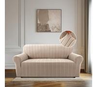 BellaHills Housse de canapé 1/2/3/4 Places, Anti-Griffes pour Animaux, Housse de canapé Super Extensible pour Chiens Cat Pet Friendly,Kaki