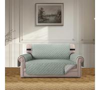 BellaHills Housse de canapé,Housse de Protection Canapé,Imperméable,Canape 2 Places,avec Accoudoirs,Vert Clair