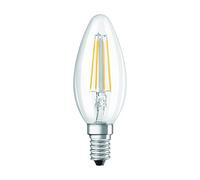BELLALUX Lampe à LED, culot E14, Blanc froid (4000K), Filament clair, Forme de bougie, Remplacement d'une ampoule classique de 40W, 1-pack