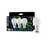 BELLALUX Lampe à LED, E27-base, verre dépoli,Blanc froid (4000K), 1055 Lumen, Remplacement de la traditionnelle 75W-Ampoules 3-Pack