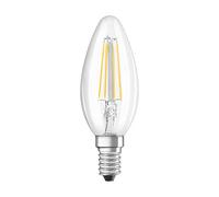 BELLALUX lampe LED | Culot: E14 | Blanc chaud | 2700 K | 4 W | En remplacement des ampoules incandescentes de 40 W | clair | ST CLAS B [Classe d'énergie efficace A++]