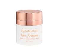 Bellamianta Tan Dreams Masque de sommeil bronzant de luxe, autobronzant pendant la nuit, acide hyaluronique et céramides, formule hydratante