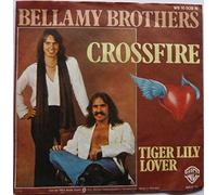 BELLAMY BROTHERS - crossfire / mono 45 rpm single