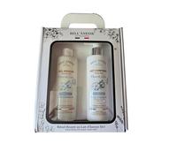 Bell'Ânesse en Provence Coffret Rituel Beauté, Gel Douche et Lait Corporel Fleur de Coton, au Lait d'Ânesse Bio