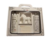 Bell'Ânesse Rituel Beauté au Lait d'Ânesse BIO, Coffret Gel Douche et Lait Corps Hydratant, avec Savon l'ait d'anesse et Ane monoi