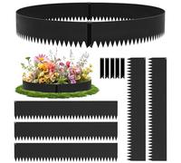 Bellanny Bordure Jardin Exterieur en Acier Corten 107,5×20cm - 5Pcs Bordure de Pelouse Métal, Flexible Bordures Paysagères | Bordure de Gazon en Rouille,Bandes Pliables pour Séparateur de Chemin,Cour