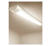 Bellanny Réglette LED Étanche 115CM, Plafonnier Extérieur 40W 4800LM Blanc Neutre 4500K, Tube Aluminium et PC Pour Garage, Entrepôt, Bureau, Sous-sol, Atelier