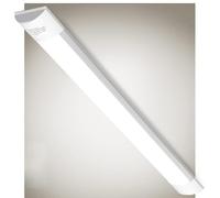 Bellanny Réglette LED étanche 60CM, Plafonnier Exterieur LED 20W 2400LM Blanc Neutre 4500K, Neon Tube LED Aluminium et PC Luminaire pour Bureau, Entrepôt, Garage, Sous-sol, Atelier.