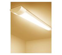 Bellanny Réglette LED Étanche 90CM, Plafonnier Extérieur 30W 3600LM Blanc Chaud 3000K, Tube Aluminium et PC pour Garage, Entrepôt, Bureau, Sous-sol, Atelier
